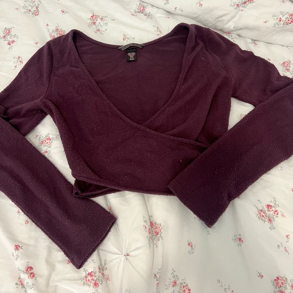 VS purple lounge crop top - Picture 1 of 4